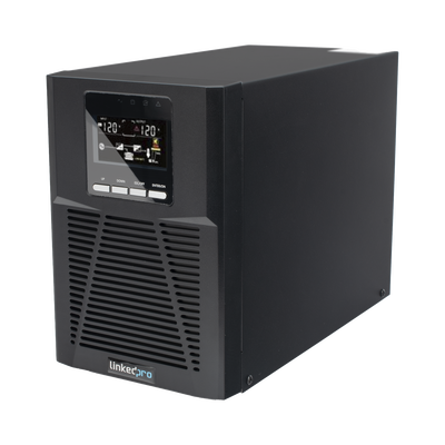 UPS 1000VA/900W  Online Doble Conversión /Pantalla LCD / 3 tomas 5-15R / Regulación de Voltaje / Protección RJ45 | LP1KOLT