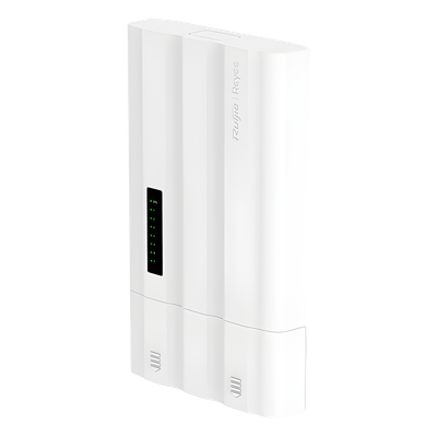 Switch PoE para Exteriores / 7 Puertos Gigabit / 5 RJ45 + 2 SFP / PoE+ 60W / ERPS / IP65 / -30°C a 65°C / Gestión Cloud / Capa 2 / Fanless | RG-ES207GS-AC-OD