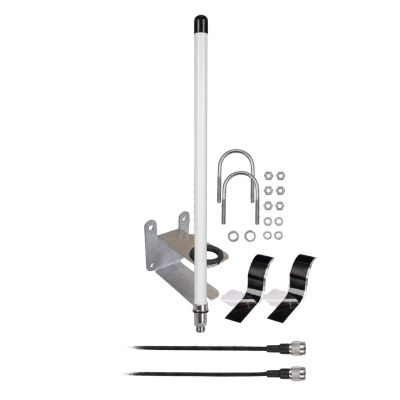 Antena LoRa / 6 dBi / 863-928 MHz / Dipolo Colineal / IP67 / Viento 240 km/h (150 mph) / Cable 1 m (3.28 ft) | ACC-IOT-KAN09-02