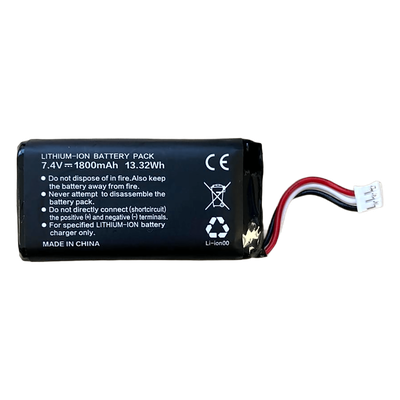 Batería Li-Ion / 7.4V / 1800 mAh / 6 x 1.5 x 3 cm / 0.2 x 0.5 x 1 ft / 100g | NF-893BA