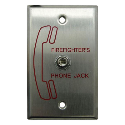 Toma Remota de Teléfono para Bomberos / Conexión Auricular FHS-F / Montaje en Caja 4x2x2½" / Circuito SLC Clase A/B / Auto-Programación / Hasta 24 Unidades por Sistema | N-FPJ