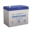 Batería 12V, 55AH, Para Respaldo, Tecnologías AGM/VRLA, 5 Años Vida Útil, Terminales U, Reconocida UL | PS-12550U