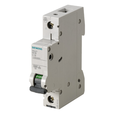 Interruptor automático magnetotérmico / 1 polo / 2 A / Curva C / 6 kA / 400 V | 5SL61027CC