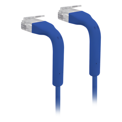 Cable Patch Cat6 / GbE / UTP / 30AWG / TPE / 0.3m (0.98 ft) / Azul | U-CABLE-PATCH-0.3M-RJ45-BL