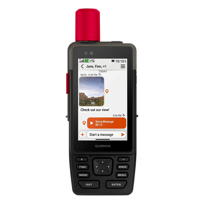 GPS Táctico Multifuncional / Pantalla TFT Transflectiva 3.5" / Multibanda GPS+Galileo+BeiDou+QZSS+IRNSS / Cámaras 5MP+8MP / IP67 MIL-STD-810 / Batería 48h inReach / 64GB | 10-02921-00