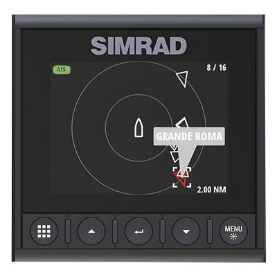 Display Digital Marino / Pantalla Color 4.1" / Enlace Óptico / NMEA 2000 / AIS Avanzado / DSC / Piloto Automático | 000-13285-001