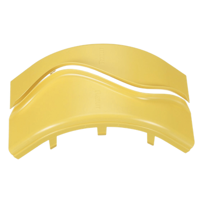 Tapa de Bajada Vertical Exterior / 90° / Radio de Curvatura 50.8 mm / Canaleta 4x4 / Color Amarillo | FROVRASC4LYL