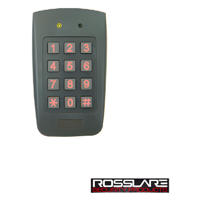 Lectora de Proximidad con Teclado / Salida Wiegand 26 Bits / Uso Exterior / Alcance 10 cm / LED Bicolor / 12 VCC | AY-F64