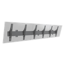 Soporte de Pared para TV / Riel Triple / Capacidad 110 lbs (50 kg) / Compatible 32"-65" / VESA 100x100-600x400 mm / Ajuste Ángulo 5°-15° / Montaje Profesional | LCW3X1UT400