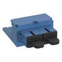 Módulo Acoplador / SC Duplex / Fibra Monomodo OS1/OS2 / Mini-Com / Cerámica Zirconia / Azul | CMDBUSCZBU