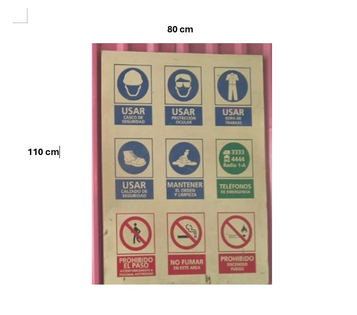 SSMART CARTEL MULTIPICTOGRAMAS MED: 80X110CM