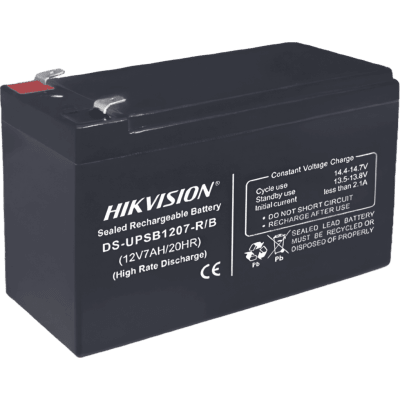 Bateria de Plomo Ácido / 12 VCD / 7 Amp / Ideal para UPS, EPS y Uso General / Certificación CE | DS-UPSB1207-R/B