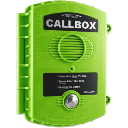 Callbox Inalámbrico UHF / Frecuencia 450-470 MHz / Gabinete IP57 Policarbonato / Alimentación Baterías D o Externa / Antena Interna Ajustable / Botón PTT Antivandálico | RQX411QGRN