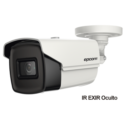 Bala TURBOHD 4K (8 Megapixeles) / Gran Angular 102º  / Lente 2.8 mm / Exterior IP67 / IR EXIR 60 mts / dWDR | B4K-TURBO-X