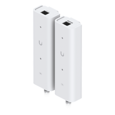 Extensor PoE sobre 2 Hilos / Entrada PoE++ 50V / Salida PoE+ 48V / Alcance hasta 400 m (1312 ft) / Interfaz 10/100 Mbps / HomePlug AV | UACC-RETROFIT-POE-2WIRE
