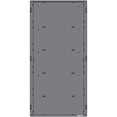 Caja Trasera para Gabinete de Alarma Contra Incendio / 4 Niveles / Acero Calibre 16 / 25.42 x 49.40 x 5.50 pulgadas (64.6 x 125.5 x 14 cm) / Compatible con Baterías 26 Ah | SBB-D5