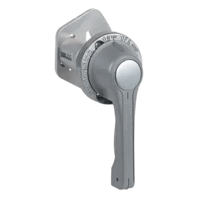 Mango para Interruptor de Circuito / Activación Frontal / Aluminio Libre de Cobre / Eje Acero Inoxidable 316 / Lock-On/Lock-Off 3 Candados / NPSM 3/4' y 1-1/4' / Clase I Div 1 & 2 Grupos B,C,D | HUB-EXH-1A8