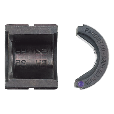 Dado de Prensado / Cables 1/0 AWG a 250 kcmil / Conectores a Tierra Tipo E y Cruzado / Codificación Negra PG25 | CD-930G-250