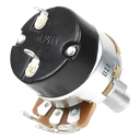 Potenciómetro Rotatorio con Switch / 5 kΩ / 500V AC / 15,000 Ciclos / Eje Plástico 6.5 mm / Montaje 3/8" 32UNEF | 31VM305