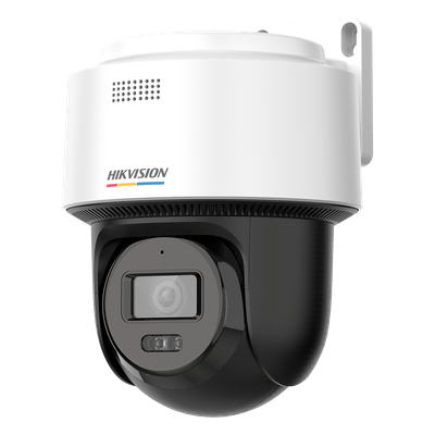 Cámara PT TurboHD / 3K ColorVu / Dual Light 40 m (131.2 ft) / Audio Bidireccional con Sirena / IP66 / -30°C a 60°C | DS-2CE60KF0T-PTLXTS