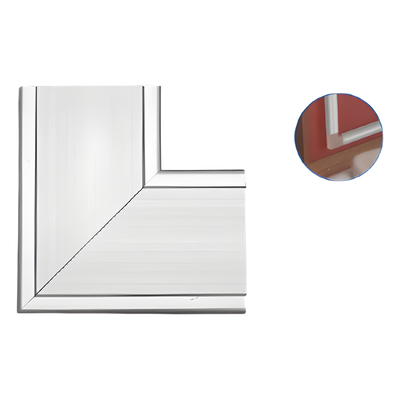 Accesorio en L de aluminio / Compatible con canaleta INKA100 / 0.360 kg / -20°C a 120°C | INKA-100-L