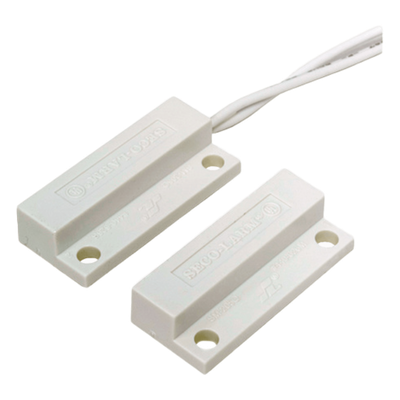 Contacto Magnético de Superficie / Miniatura / Lazo Cerrado / Gap 19 mm (0.75 in) / Cables Laterales 381 mm (15 in) / ABS Resistente a Intemperie | SM-205Q/W