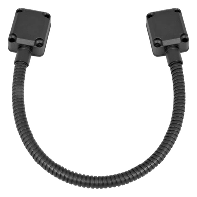 Loop Pasacable / Acero Inoxidable / 40 cm (1.3 ft) / Tapas de Aluminio / Control de Acceso / Negro | SD969S18/K