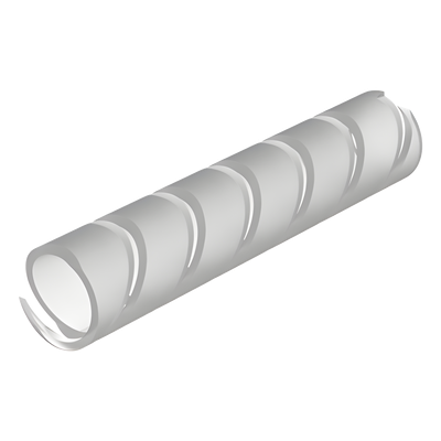 Agrupador Protector Espiral / 12.7 mm / Natural / 30.5 m (100.1 ft) / -40 a 50 °C / UL94-HB | T50F-C