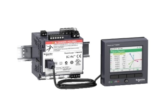 SSMELE PowerLogic PM8000 - PM8244  Montaje carril DIN+Pantalla Remota Mod: METSEPM8244