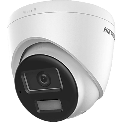 Cámara Turret IP / 2 Megapixel / Dual Light 30 m (98.4 ft) / AcuSense Lite / Micrófono / IP67 / PoE | DS-2CD1323G3-LIUF