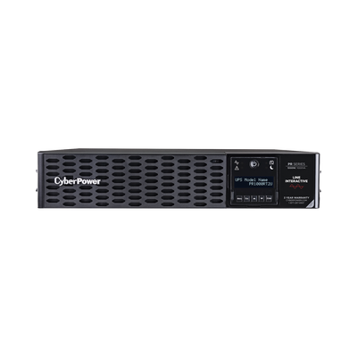 UPS de 1000 VA /1000 W, Topología Línea Interactiva, Entrada 120 Vca NEMA 5-15P, Onda Senoidal Pura, Torre o Rack 2 UR, Con 8 Tomas NEMA 5-15R | PR1000RT2U