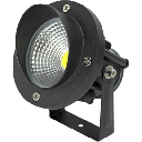 Luminario LED Tipo Estaca / 12W / 110-240V~ / IP65 / 2700K / Ángulo 36° / Ajustable 45° a 85° / Aluminio y Vidrio Templado | JLLE12NC