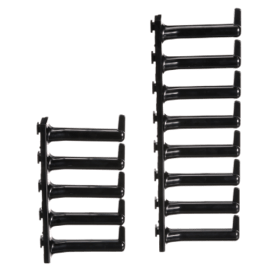 Kit de Gestión de Cables / 15 RU / Dedos 100 mm / Configuración Derecha e Izquierda / Negro | SN15F