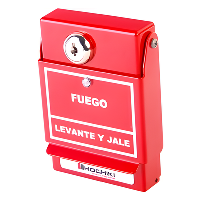 Estación Manual Direccionable / Doble Acción / Español / Con Llave / LED Bicolor / 17~41 VDC / 14 AWG | DCP-AMS-KL-LP/S