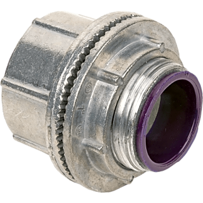 Conector Hub / Zinc / 1" / Terminación Natural / Intemperie / Áreas Peligrosas Clase I Div 2 / Zona 2 | HUB-WH3