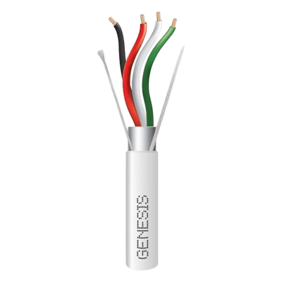 Cable de Control y Seguridad / 4x14 AWG / Doble Blindaje / Clasificación Plenum CL3P-FT6 / 305 m (1000 ft) / -20°C a 75°C | 3224-1012
