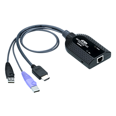 Módulo Adaptador KVM / USB-HDMI / Resolución 1920x1200 / Virtual Media / Smart Card / Audio De-Embedder / Compensación Automática de Señal | KA7188