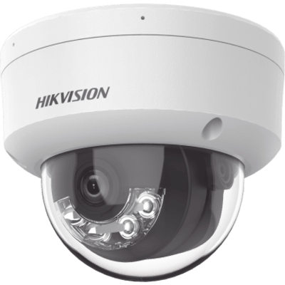 Cámara Domo IP / 2 Megapixel / Dual Light 30 m (98.4 ft) / Micrófono Integrado / IK08 / IP67 / PoE / H.265+ | DS-2CD1123G3-LIUF