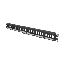 Panel de Parcheo Modular Keystone / 24 Puertos / 1U / Sin Conectores / Placas Frontales ABS / Etiquetas Adhesivas | NKFPL24