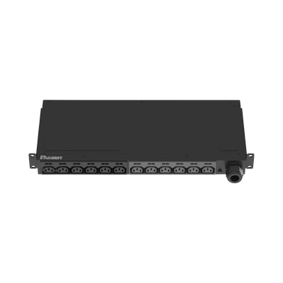 PDU Básico para Distribución de Energía, Enchufe de Entrada NEMA L6-30P, Con 12 Contactos C13, Instalación Horizontal de 19in, 1UR, 30 Amp, 208 Vca | P12B47M