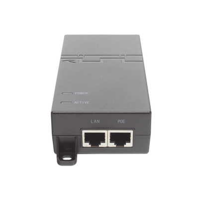 Inyector PoE estándar 30 watts, Compatible Multi-marcas, Detección Inteligente Anti Accidentes (802.3at / Gigabit) | RG-E-130(GE)