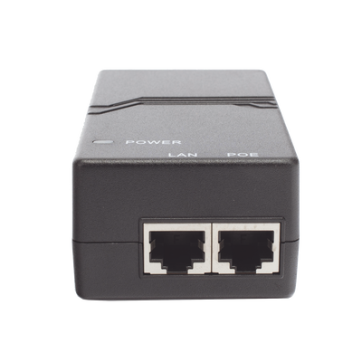 Inyector PoE estándar 15 watts, Compatible Multi-marcas, Detección Inteligente Anti Accidentes (802.3af / Gigabit) | RG-E-120(GE)