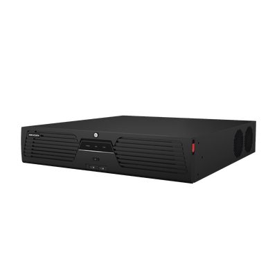[Doble Poder de Decodificación] NVR 32 Megapixel (8K) / 64 Canales IP / AcuSense / ANPR / Conteo de Personas / Heat Map / 8 Bahías de Disco Duro  / Soporta RAID con Hot Swap / 2 HDMI en 8K / Soporta POS / Alarmas I/O  / Smart Search | DS-9664NI-M8
