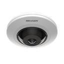 Mini Fisheye IP 5 Megapixel / Panorámica 180° - 360° / 8 mts IR / Interior / PoE / HEOP / ACUSENSE / Detección Facial / Microfono Integrado | DS-2CD3956G2-IS(U)
