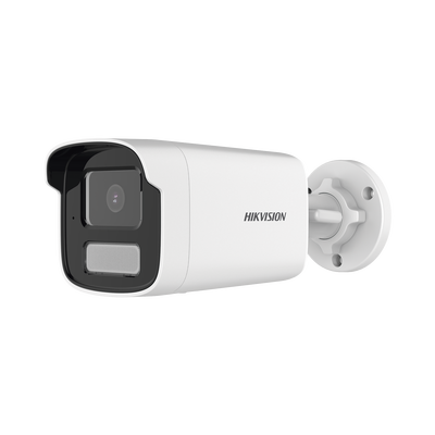 [Dual Light] Bala IP 8 Megapixel  (4K) / Lente 4 mm / 50 mts IR + 50 mts Luz Blanca / Micrófono Integrado / ACUSENSE Lite / Exterior IP67 / H.265 / PoE  / Micro SD | DS-2CD1T83G2-LIU(F)
