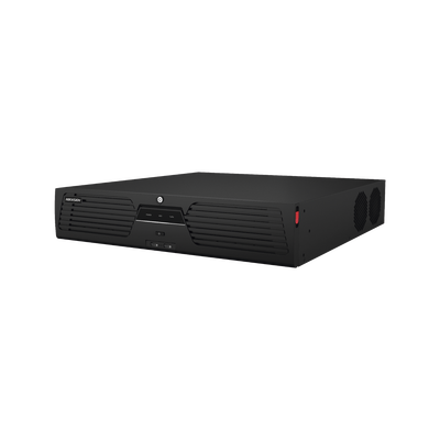 [Doble Poder de Decodificación] NVR 32 Megapixel (8K) / 32 Canales IP / AcuSense / ANPR / Conteo de Personas / Heat Map / 8 Bahías de Disco Duro / 2 Tarjetas de Red / Soporta RAID con Hot Swap / 2 HDMI en 8K / Soporta POS / Alarmas I/O / ACU | DS-9632NI-M8