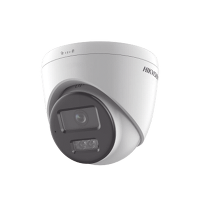 [Dual Light] Turret IP 6 Megapixel / Lente 2.8 mm / 30 mts IR + 30 mts Luz Blanca / Micrófono Integrado / ACUSENSE Lite / Exterior IP67 / H.265 / PoE / ONVIF / Micro SD | DS-2CD1363G2-LIU(F)