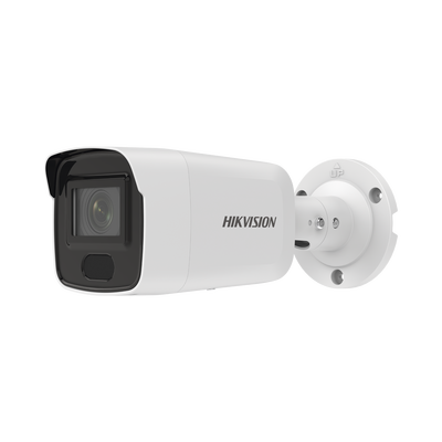 Bala IP 6 Megapixel / Lente 2.8 mm / 40 mts IR / Exterior IP67 / PoE / ACUSENSE / DARKFIGHTER / Alarmas y Audio I/O / ONVIF / Micro SD / 4 Analíticos: AcuSense, Deteccion Facial, Conteo de Personas por Cruce y Zona | DS-2CD3066G2-IS(H)