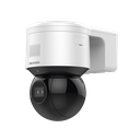 Domo PTZ IP 4 Megapixel / 4X Zoom Óptico / 50 mts IR EXIR / ACUSENSE / Luz Estroboscópica / Sirena Integrada / WDR 120 dB / PoE+ / IP66 / Ultra Baja Iluminación / Micrófono y Bocina Interconstruido / Micro SD | DS-2DE3A404IWG-E