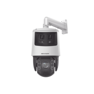 [TandemVu] PTZ IP 4 Megapíxel con Cámara Panorámica 6 Megapíxel / 32X Zoom / 200 mts IR / 30 mts Luz Blanca / ACUSENSE / IP66 / Alerta Audible y Luz Estroboscópica / Autoseguimiento / Hi-PoE / Alarmas I/O / Ultra Baja Il | DS-2SE7C432MWG-EB/26(F0)
